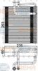 HELLA 8FV 351 336-464 Evaporator, air conditioning